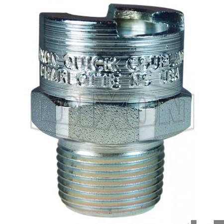 Dixon Dix-Lock N Series Bowes Interchange Male Quick Disconnect Coupler, 3/4-14 Nominal, 500 psi Pressure 4NM6